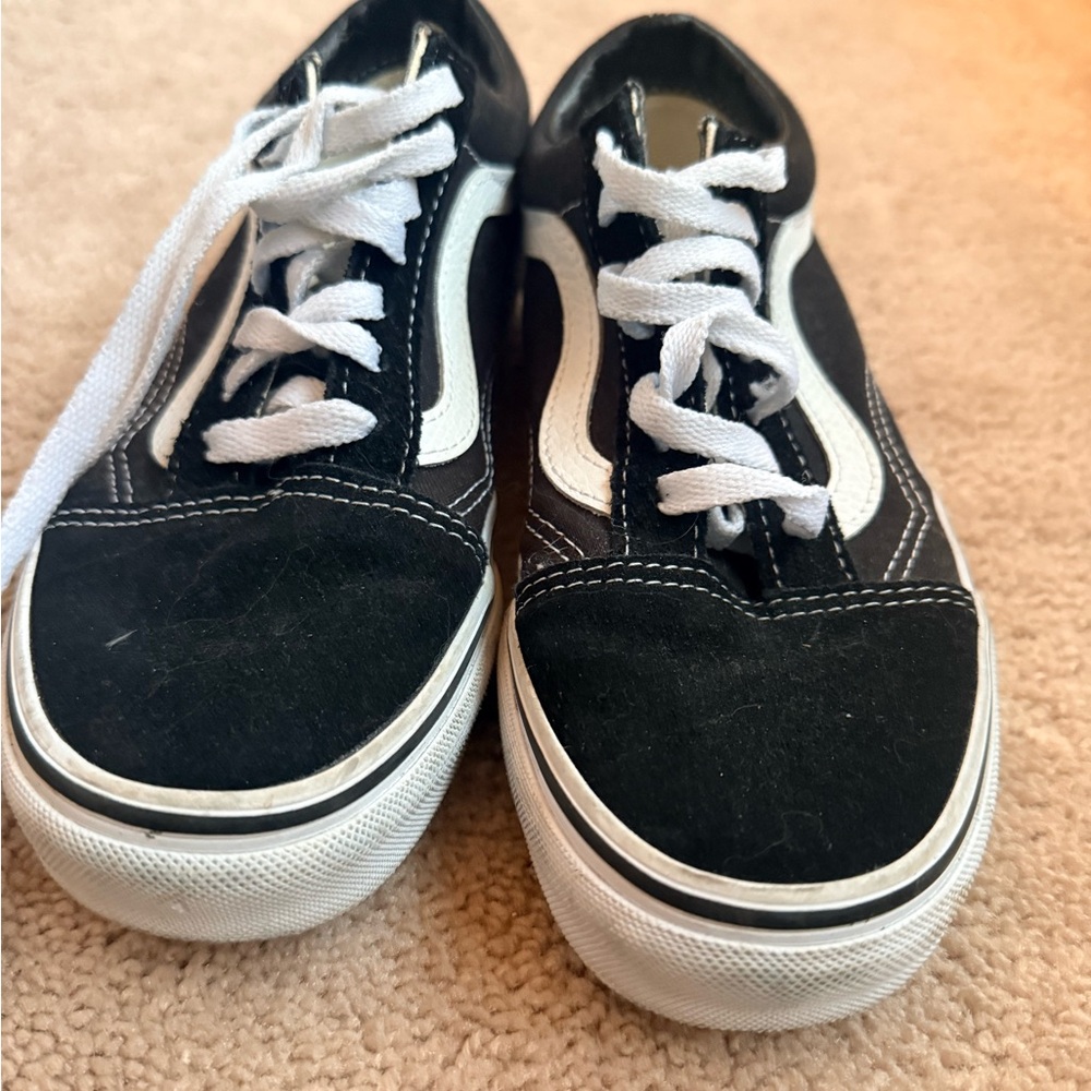 Vans Black and White Sneakers